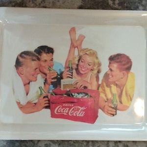 Sakura Coca Cola serving tray